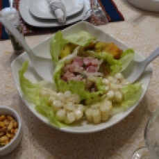 The finished ceviche